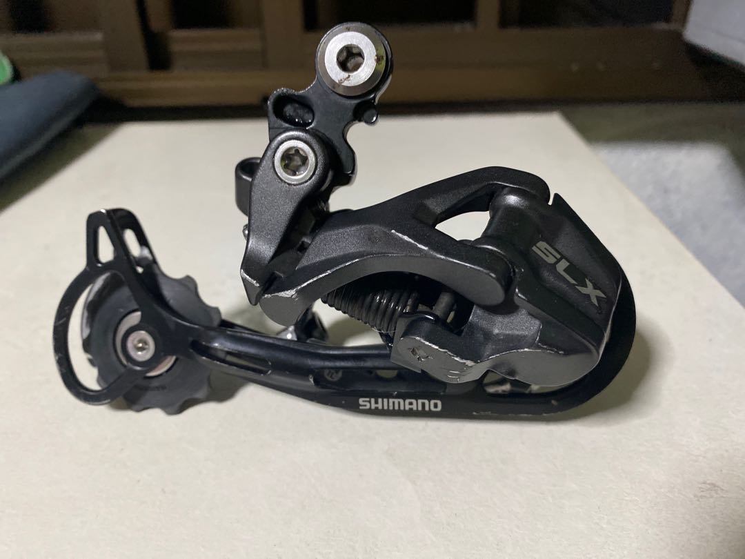 Shimano SLX 9 speed rear derailleur long cage Sports Equipment