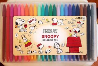 Peanuts Snoopy Colored Pens - Made in Korea