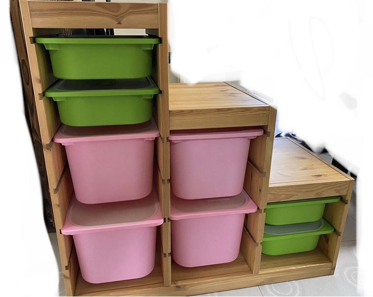 Ikea Solid Wooden Storage Unit (Trofast), Babies & Kids, Baby Nursery