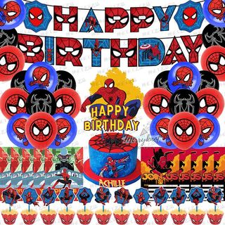 Fnaf Themed Birthday Party Supplies Banner Balloons Kit Cake Cupcake Topper  Decors Set Halloween Decor