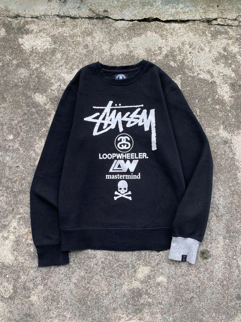 新品未使用STUSSY×MASTERMIND×LOOPWHEELERパーカー