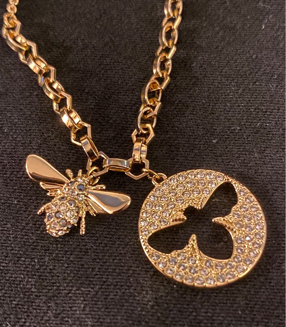 Swarovski bumble bee necklace online