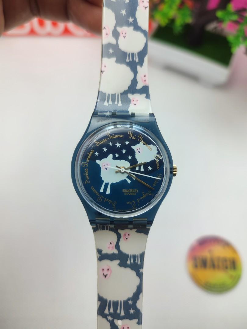 Swatch AG 'Black Sheep' (GN150) 1995, Luxury, Watches on Carousell