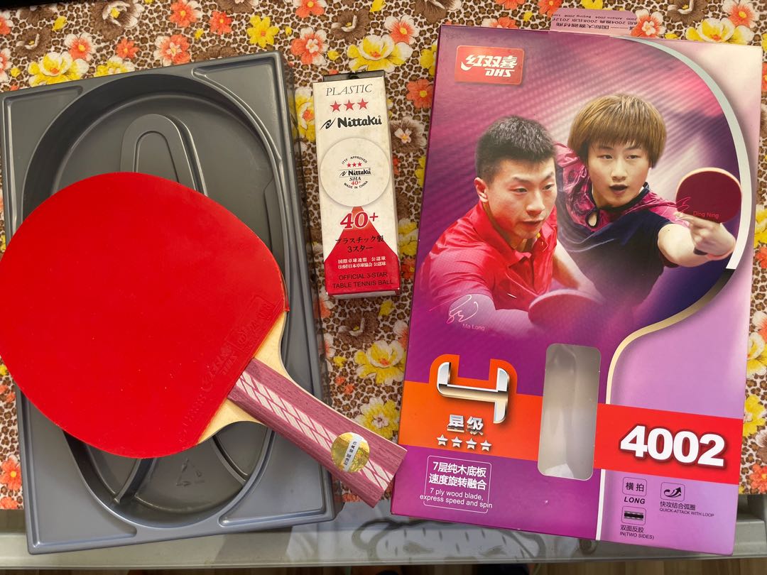Table Tennis Racket Brand New! DHS 4002, Sports Equipment, Sports