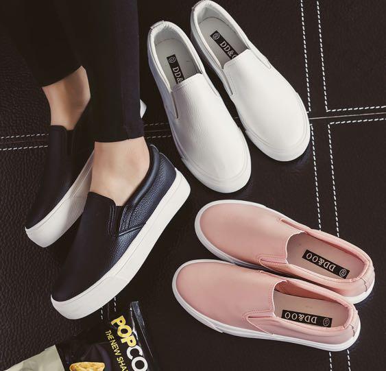 White platform slip on shoes sale
