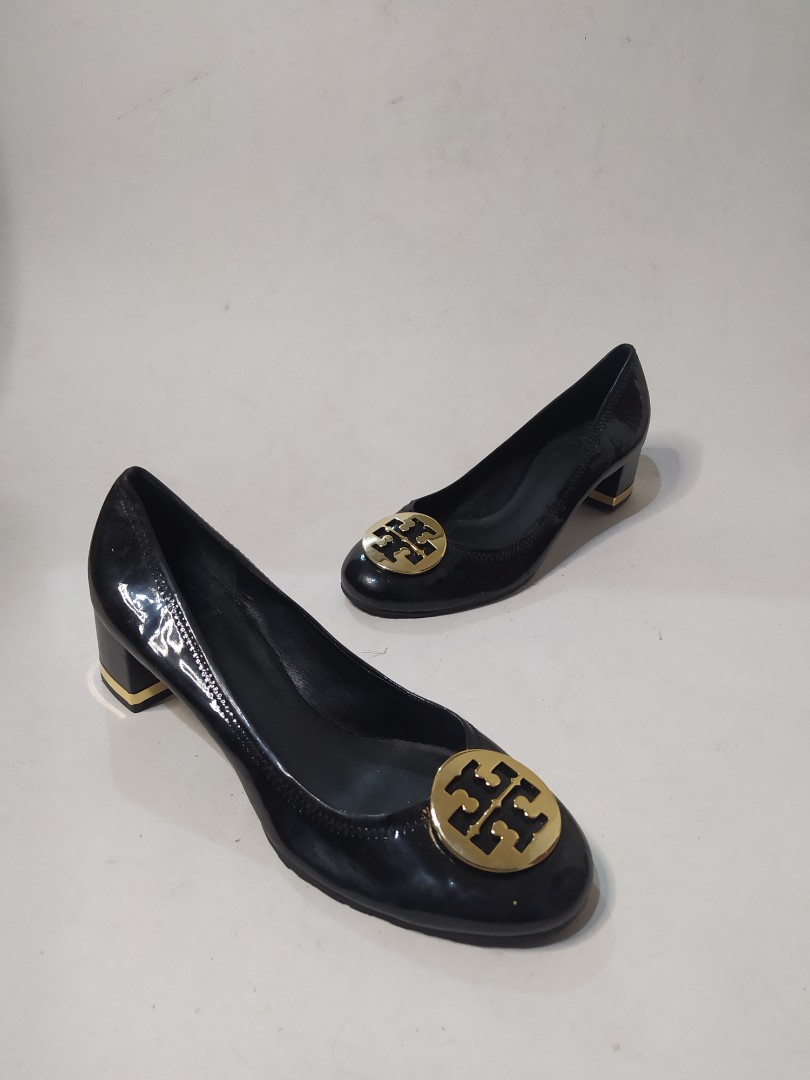 Tory Burch Block Heels, Women's Fashion, Footwear, Flats & Sandals on  Carousell