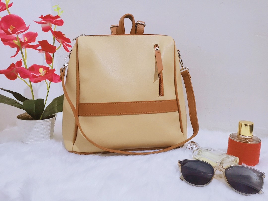 Two Way Backpack for Women - Marikina Made, Women's Fashion, Bags ...