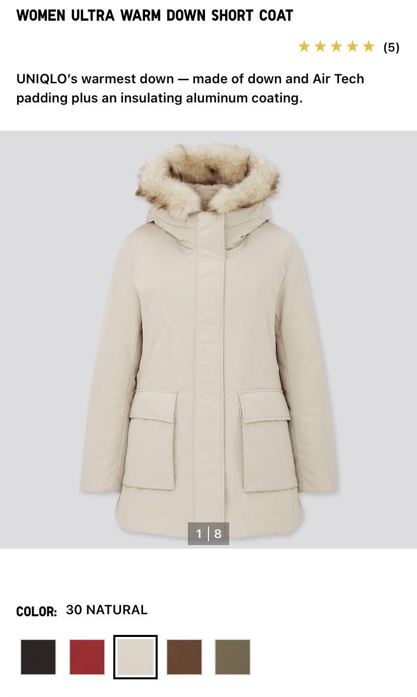 Women ultra warm sales down short coat