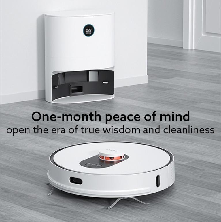 Xiaomi ROIDMI EVE PLUS Smart Robot Vacuum Mop Cleaner With Self Dust Collection Bin Dock, TV