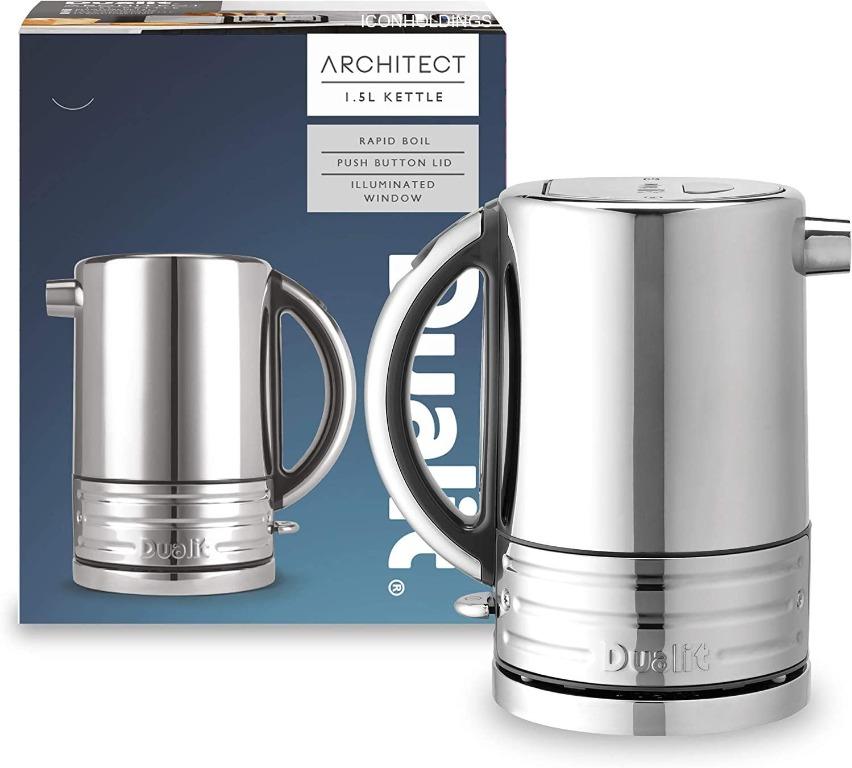 XMAS! Dualit Architect Kettle 1.5 Litre 2.3 KW Stainless Steel Kettle