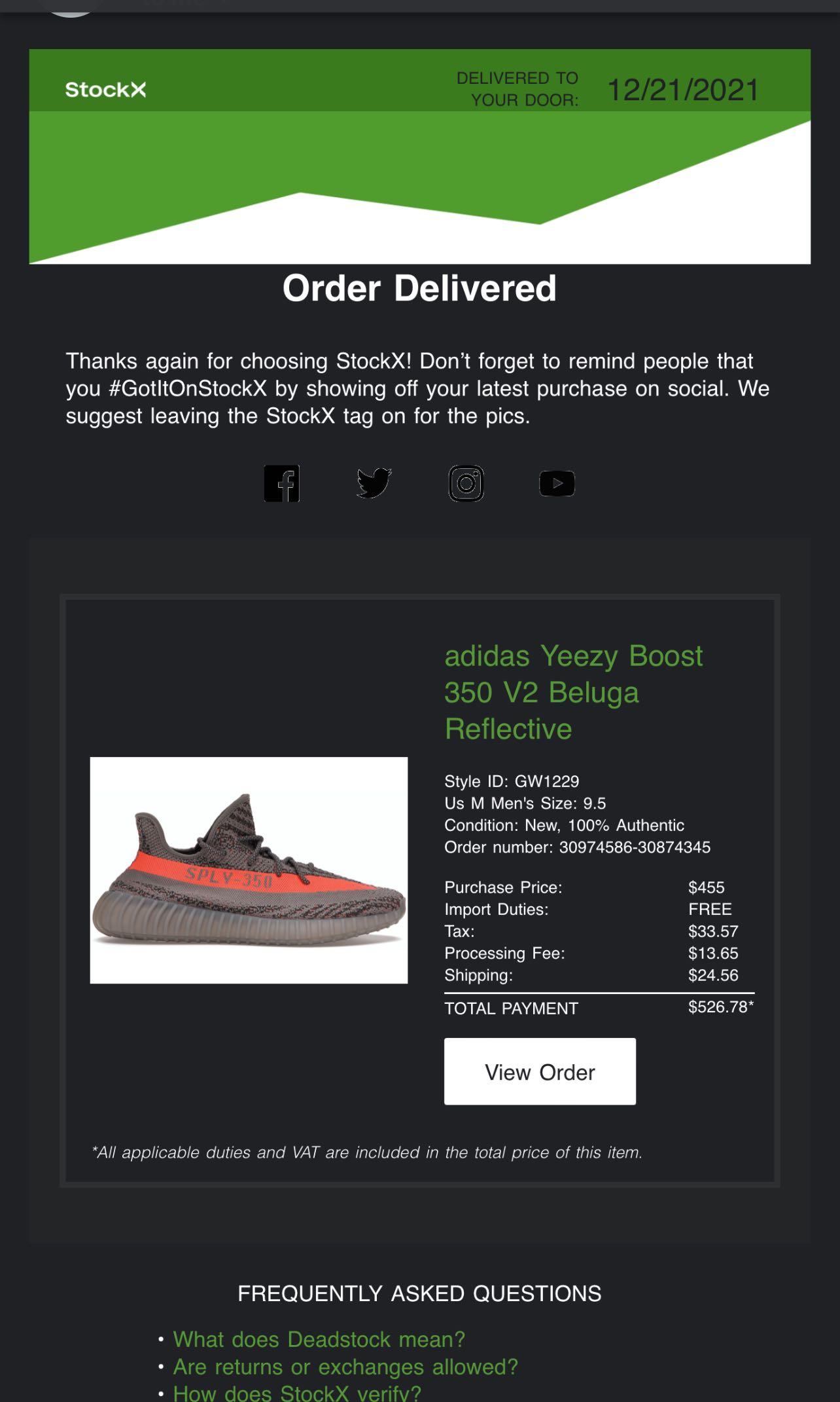 Stockx yeezy beluga top