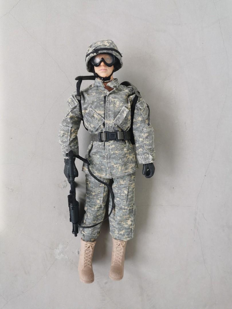 1/6 Scale US Solider Camouflage Pants Model for 12" Action Figure 
