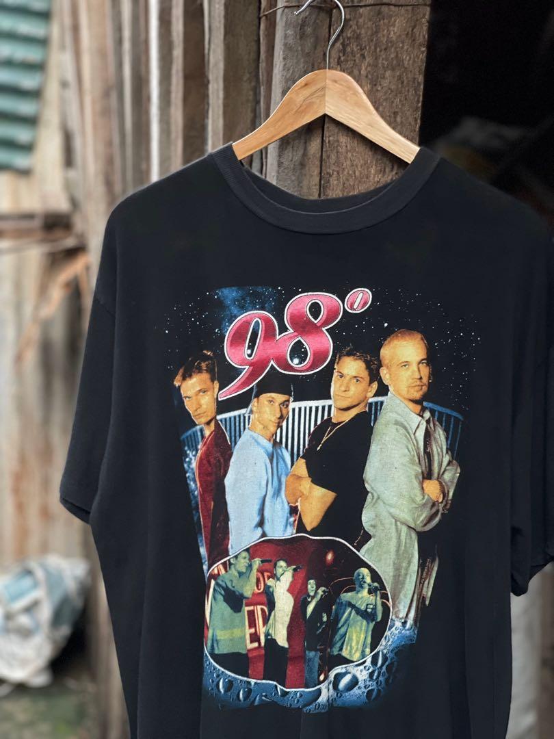 90s Vintage 98 Degrees Raptee, Men's Fashion, Tops & Sets, Tshirts