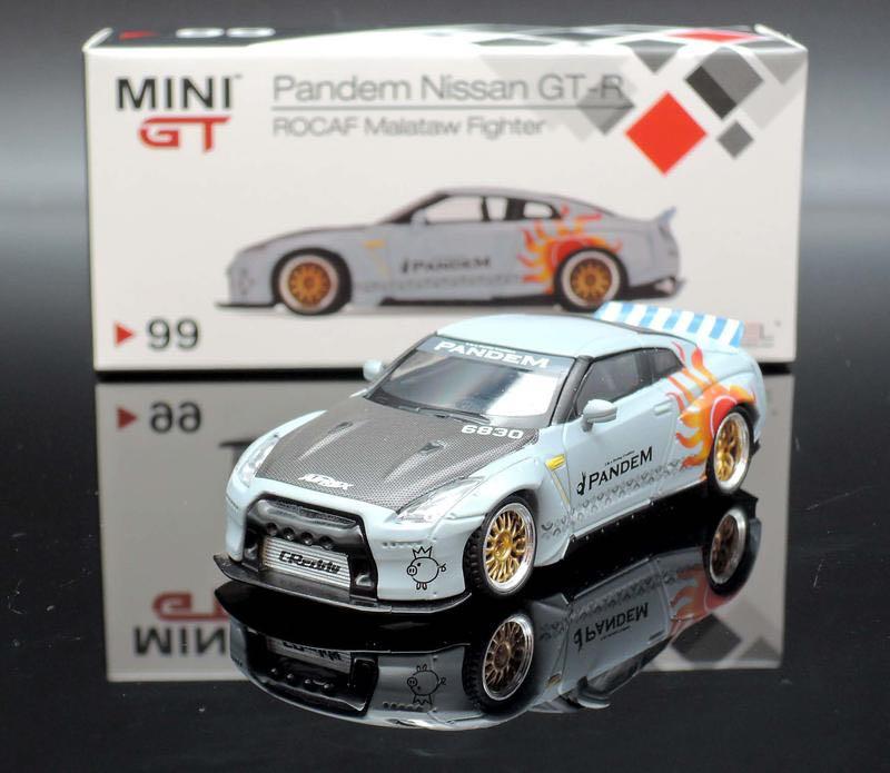全新未拆罕有絕版MINIGT MiniGT #99 Pandem Nissan GT-R R35 Ducktail