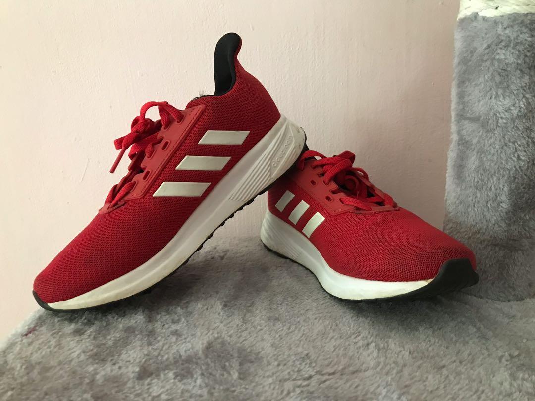 Adidas duramo 9 RED Women s Fashion Footwear Sneakers on