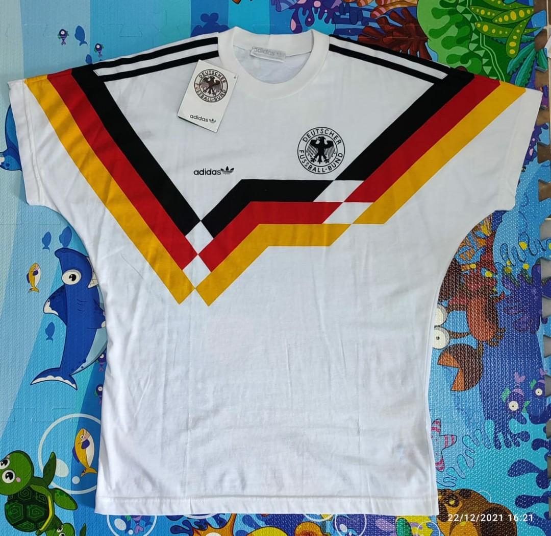 Adidas deutschland t-shirt retro 1990 top
