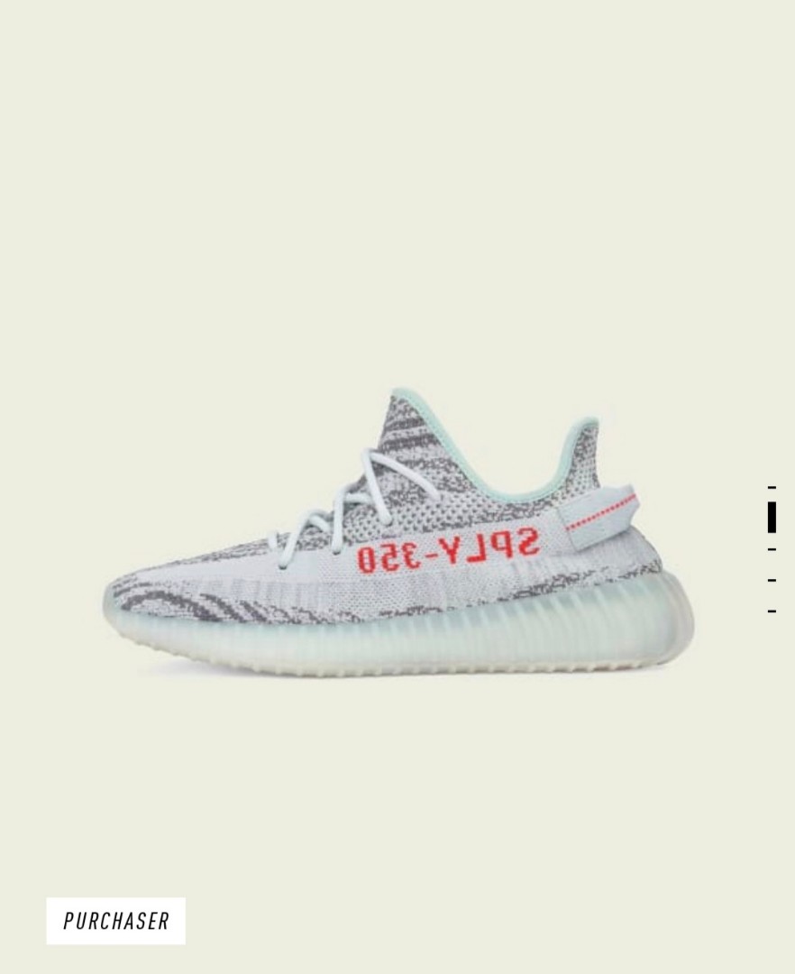 Yeezy boost 350 top v2 dames bluebird