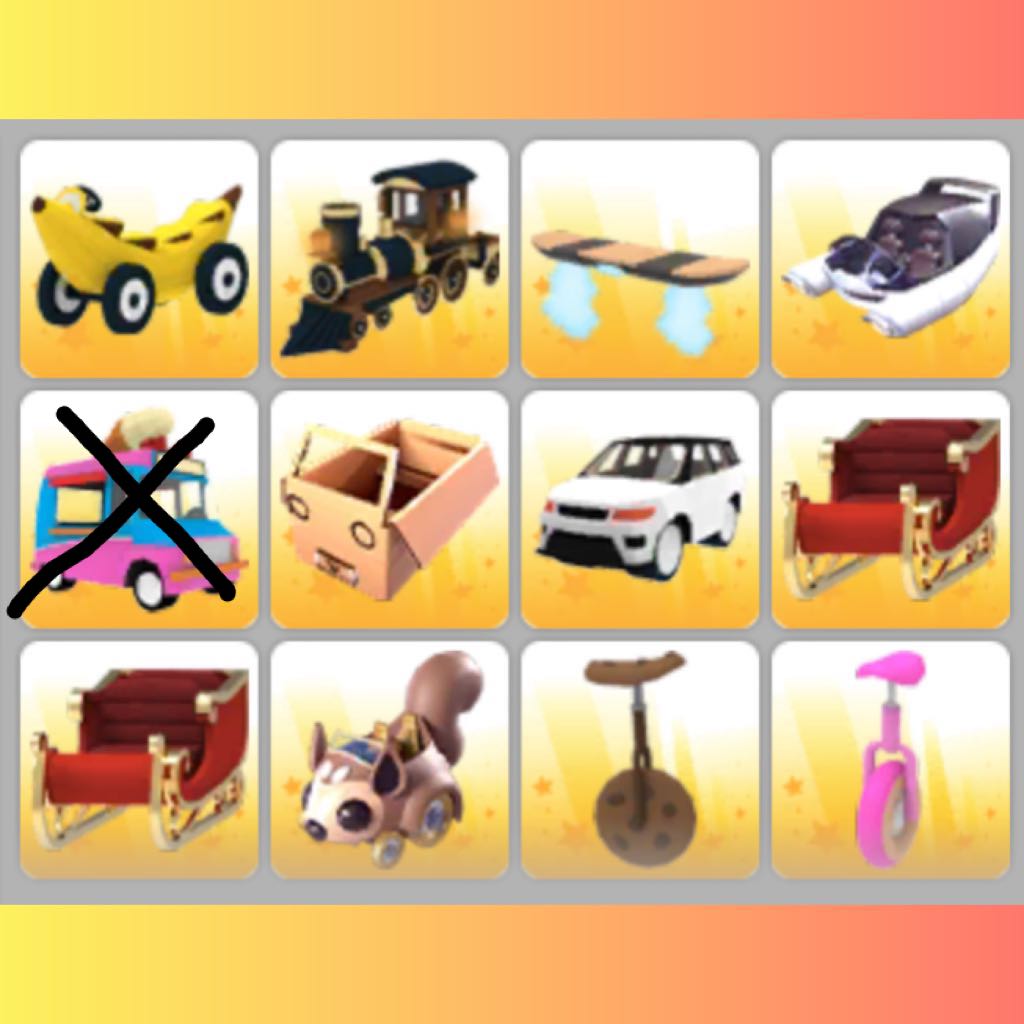 Adopt Me Legendary Vehicles, Video Gaming, Gaming Accessories, InGame