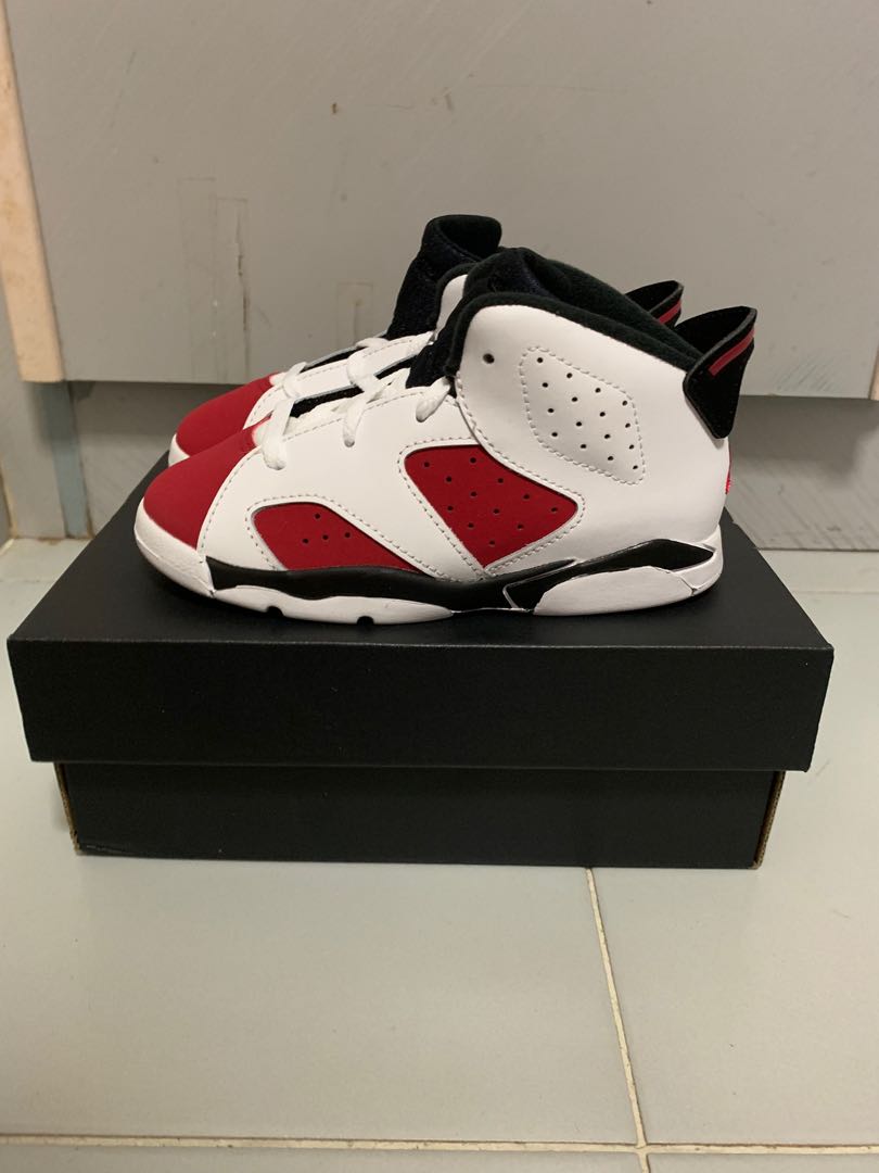 Air Jordan 6 Carmine retro (TD), Men's 