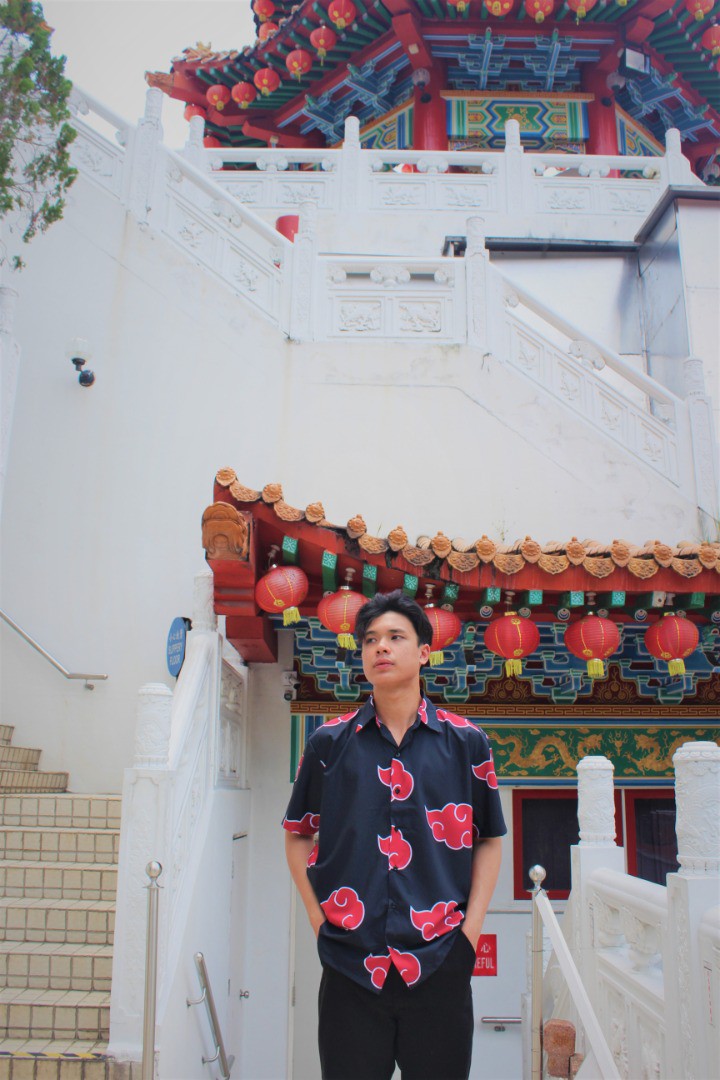 Akatsuki Button-Up T shirt, Men's 