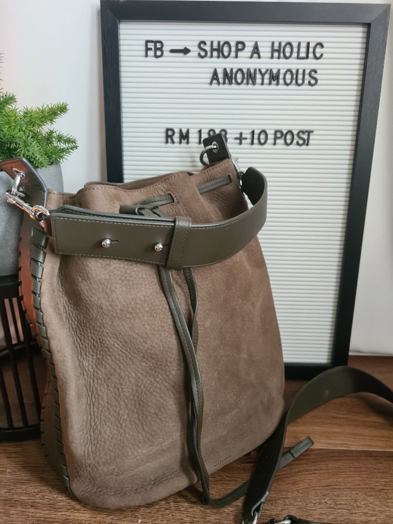 Allsaints ray store bucket bag