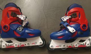 Almost new decathlon roller blades