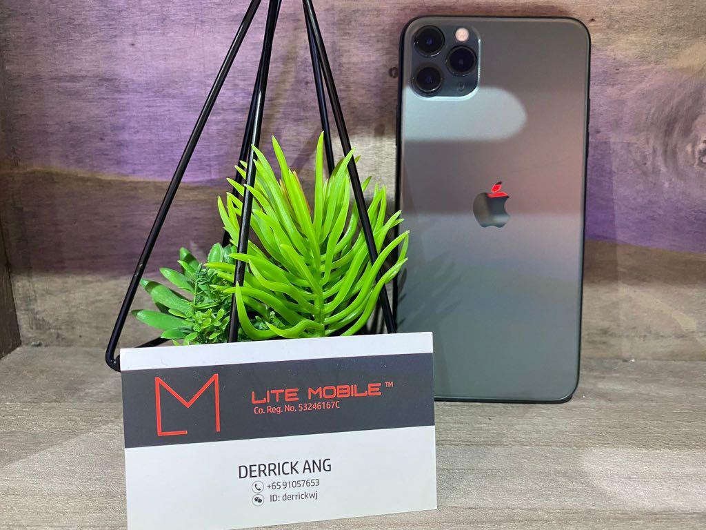 Apple Iphone 11 Pro Max 256gb Midnight Green Mobile Phones Gadgets Mobile Phones Iphone Iphone 11 Series On Carousell