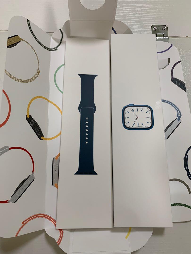 全新-Apple Watch Series 7（未開封）, 手提電話, 電話＆平板電腦配件 
