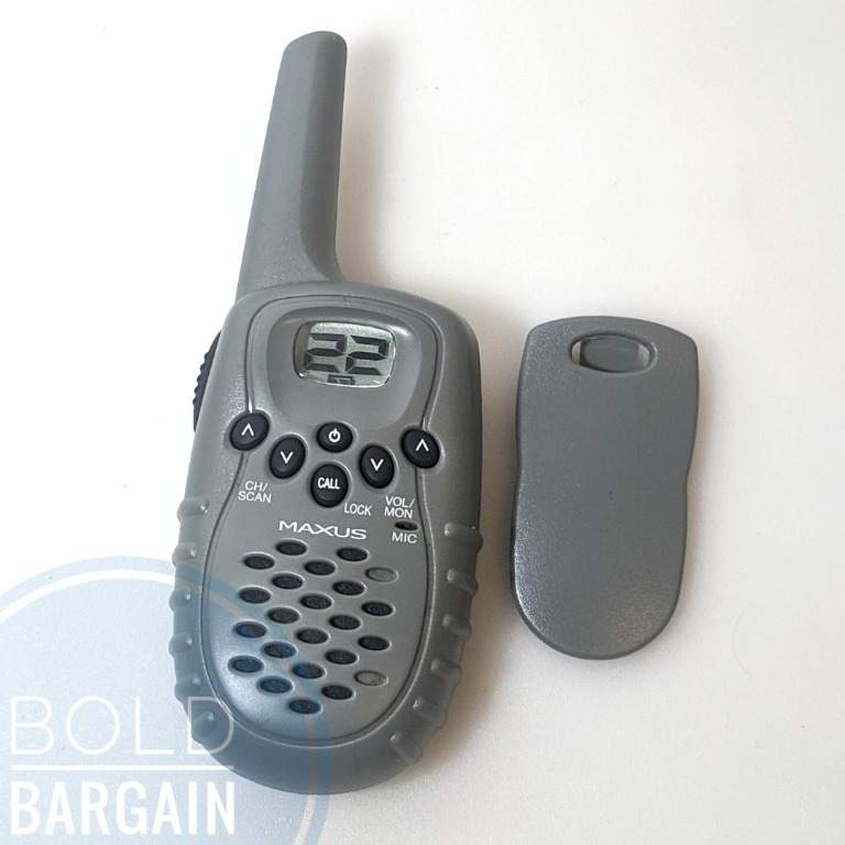 Authentic RadioShack MAXUS Walkie Talkie Two Way GMRS / FRS Radio CAT