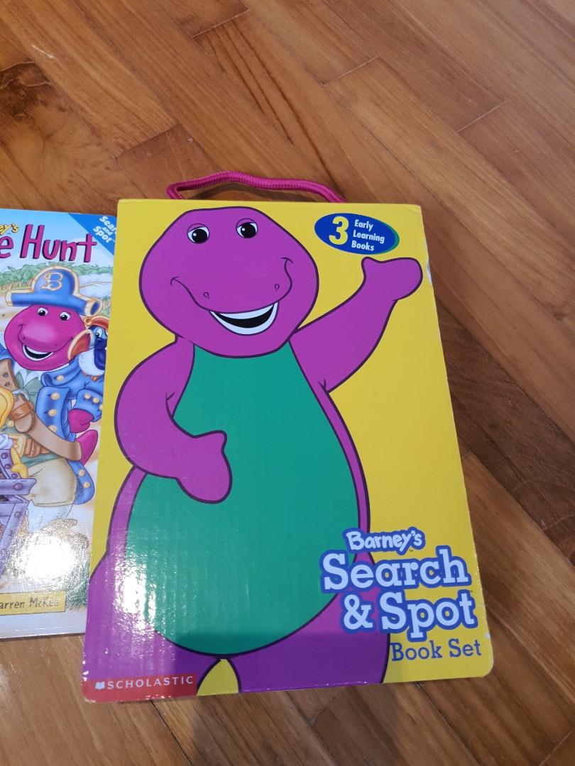 Barney Search & Spot Books Set of 3, Hobbies & Toys, Books & Magazines