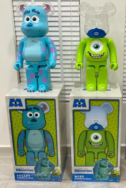 Bearbrick Mike and Sulley 1000%, Hobbies & Toys, Collectibles