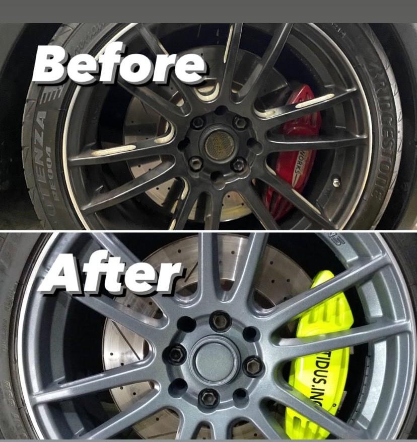 Brake caliper Spray / Rim Spray / Rim Paint / Caliper Paint / Dechrome