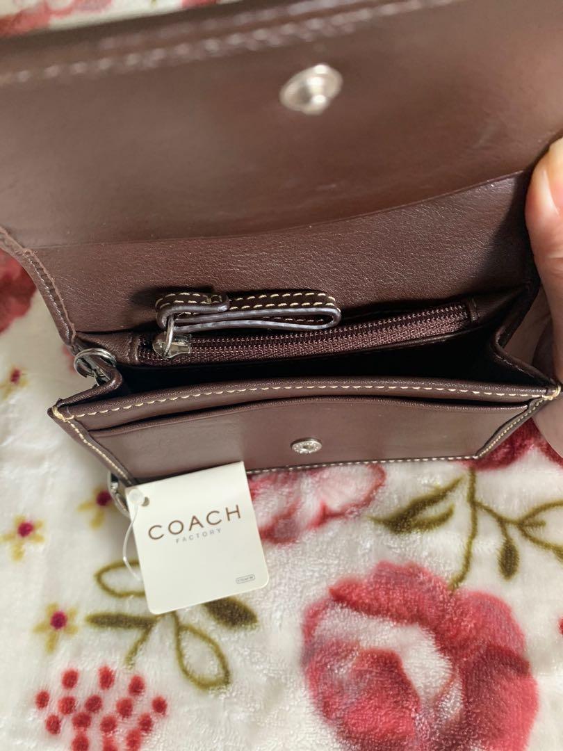 Brand New coach purse wallet chocolate brown