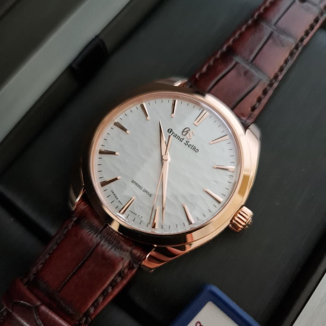 Brand New Grand Seiko Elegance Collection Manual Wind Spring Drive 18K Rose  Gold Boutique Exclusive Limited Edition 60 Pcs SBGY008, Men's Fashion,  Watches & Accessories, Watches on Carousell