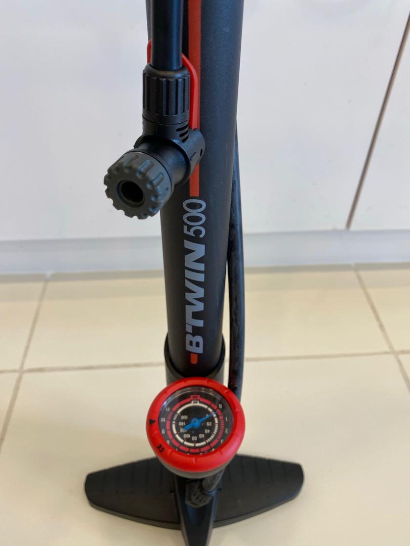 btwin floor pump