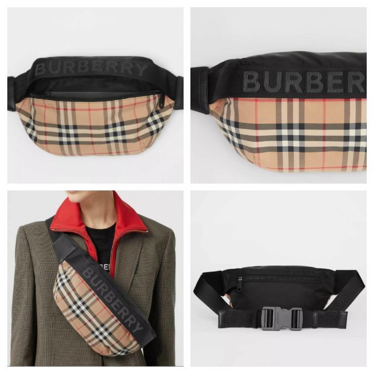 Medium vintage clearance check bum bag