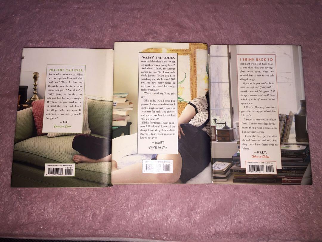 Burn for Burn Trilogy (Category: Storybooks) located in La Trinidad. Submitted by radmcd (Listing ID 1132942432, Image 3). Description: Books are in excellent condition All are hardbound Can drop for Baguio/LT buyers Shipping thru LBC, sf c/o buyer Payment thru BDO/BPI/Unionbank/Chinabank .