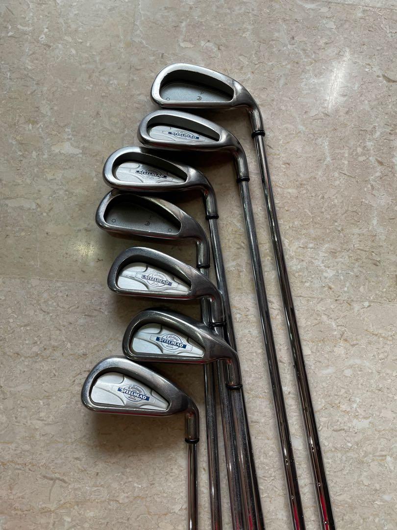 Callaway X-14 Steelhead Iron Set 3-9, P-A-S, 9pcs Regular Flex, Right