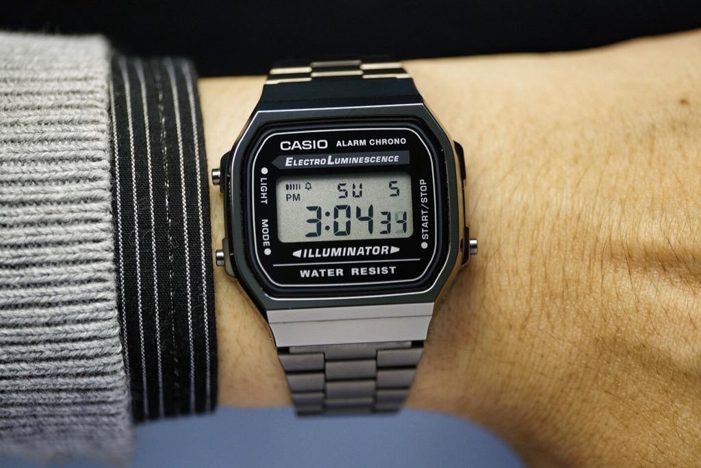 CASIO A168WGG 1A Gunmetal 100 Authentic