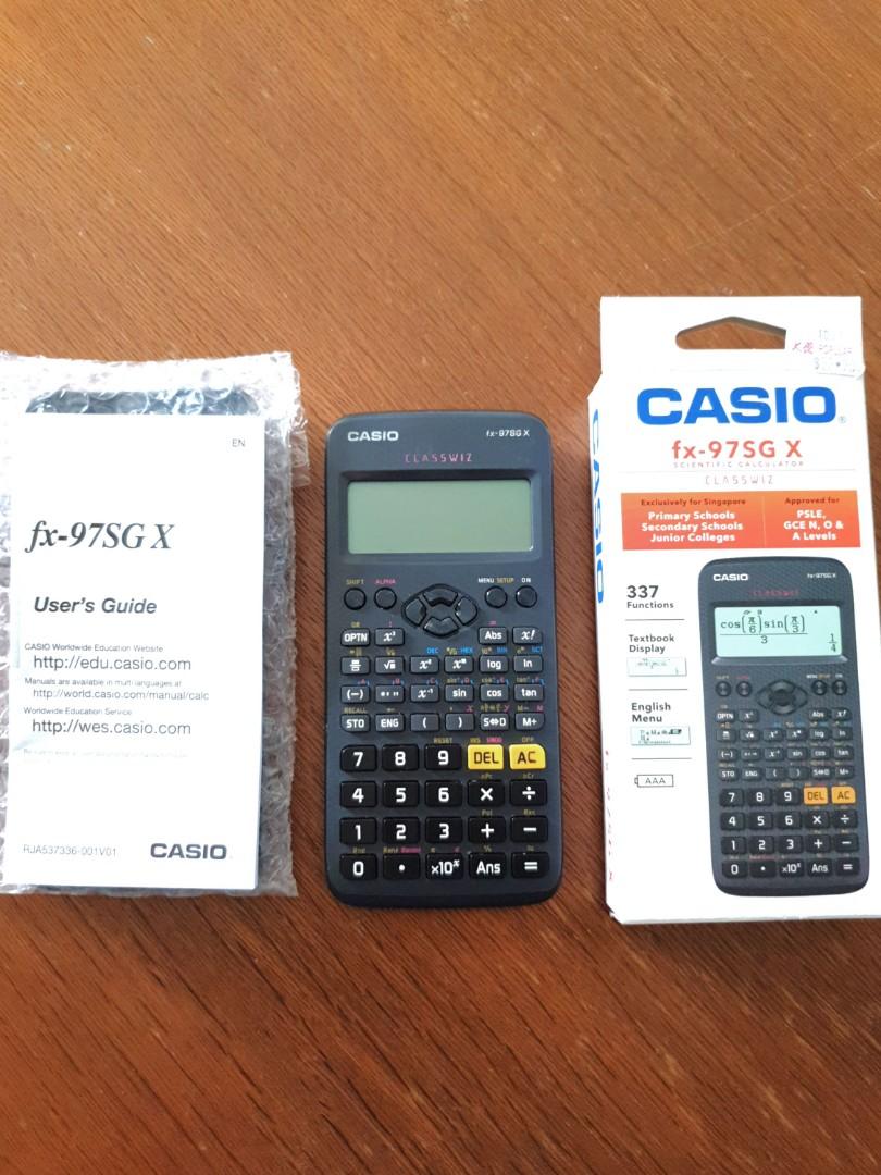 Casio fx 97sg hotsell x popular bookstore