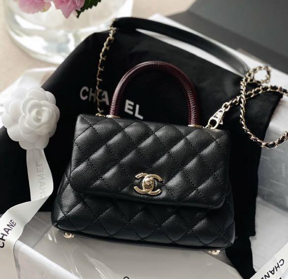 Chanel mini coco handle, Luxury, Bags & Wallets on Carousell