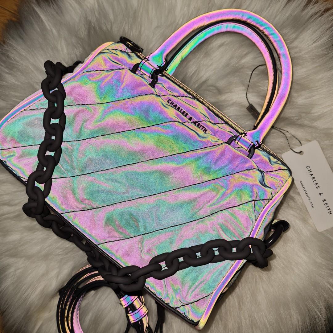 Charles and keith holographic bag shop