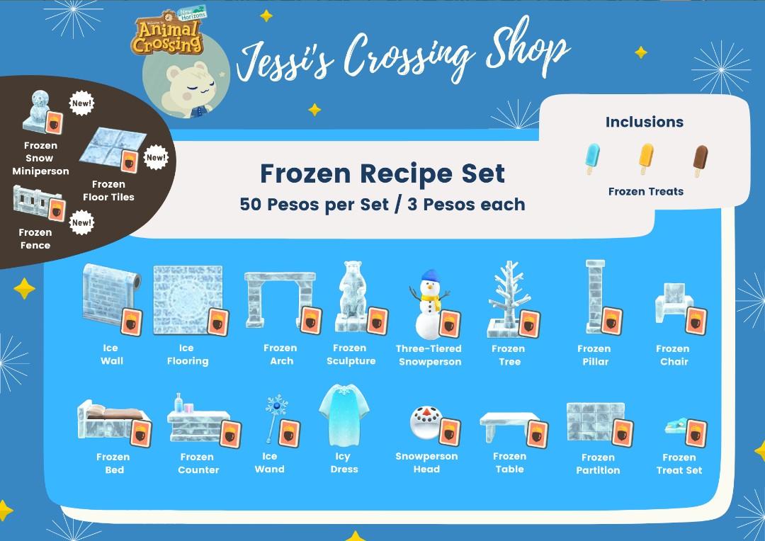 Frozen chair sales animal crossing