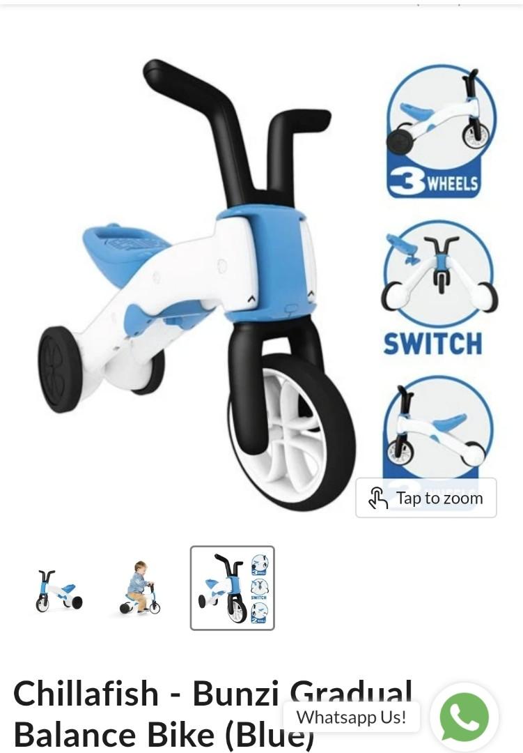 Chillafish bunzi online balance bike blue