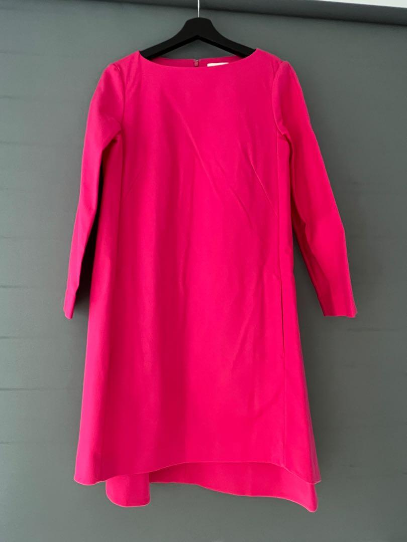soft lounge long slip dress hot pink SWAN SLIP MAXI DRESS IN BURGUNDY AND PINK | CULT MIA