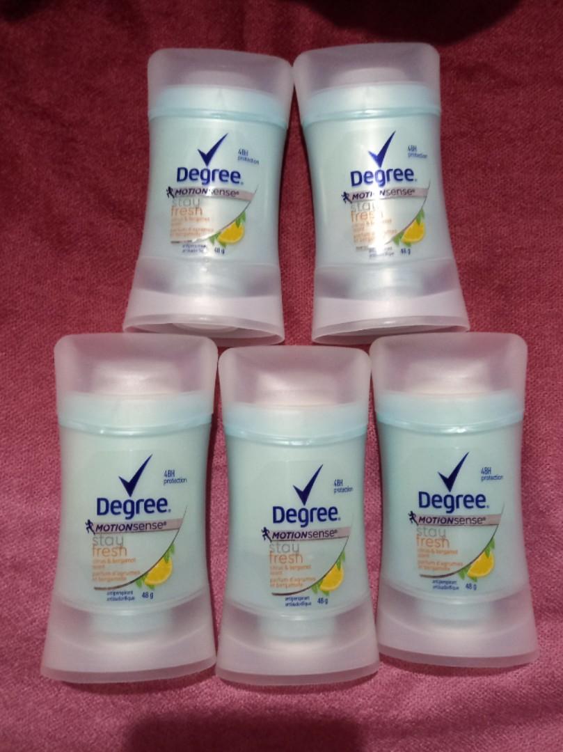 Degree Deodorant Citrus & Bergamot 48g, Beauty & Personal Care, Bath