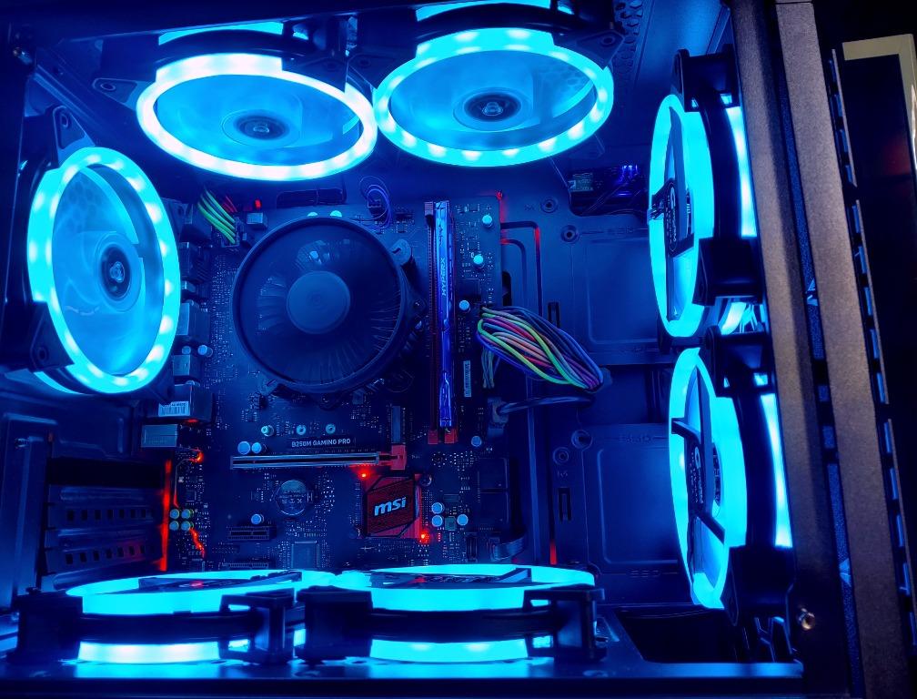 Desktop PC DDR4 System Unit with Gaming Motherboard, Computers & Tech ...