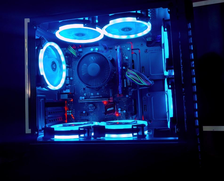 Desktop PC DDR4 System Unit with Gaming Motherboard, Computers & Tech ...