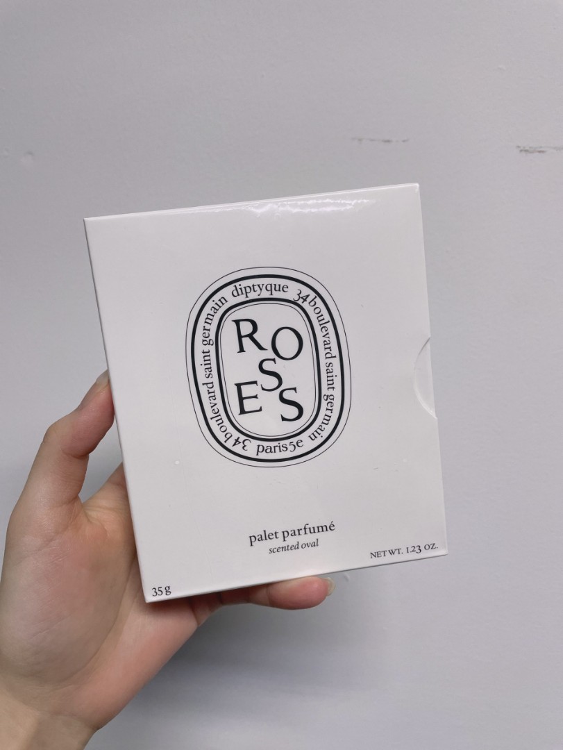 DIPTYQUE ROSES PALET PARFUME (SCENTED OVAL) 35G, Furniture & Home