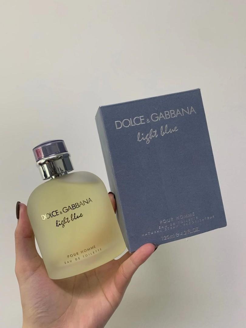 DOLCE & GABBANA D&G LIGHT BLUE POUR HOMME EDT 125ML, Beauty & Personal  Care, Fragrance & Deodorants on Carousell